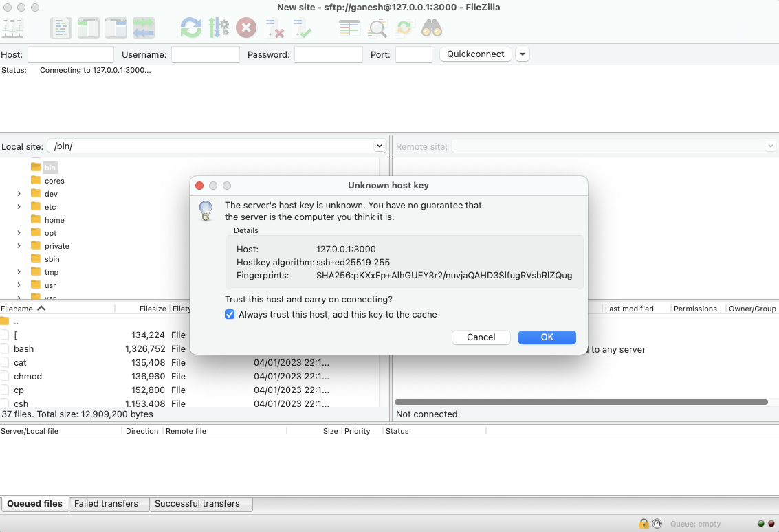 IoT Remote SSH and Secure File Transfer using Filezilla, PuTTY PSFTP, GUI based secure file transfer, drag-n-drop file transfer
