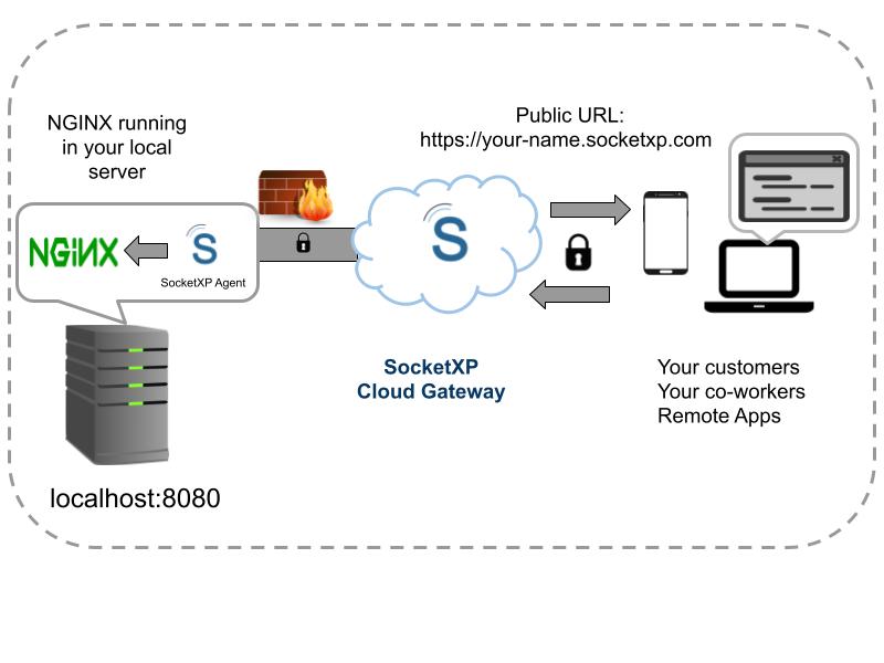 How to Remote Access NGINX web server from the internet