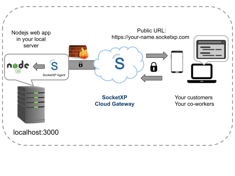 How to Remote Access Websocket Server from the Internet